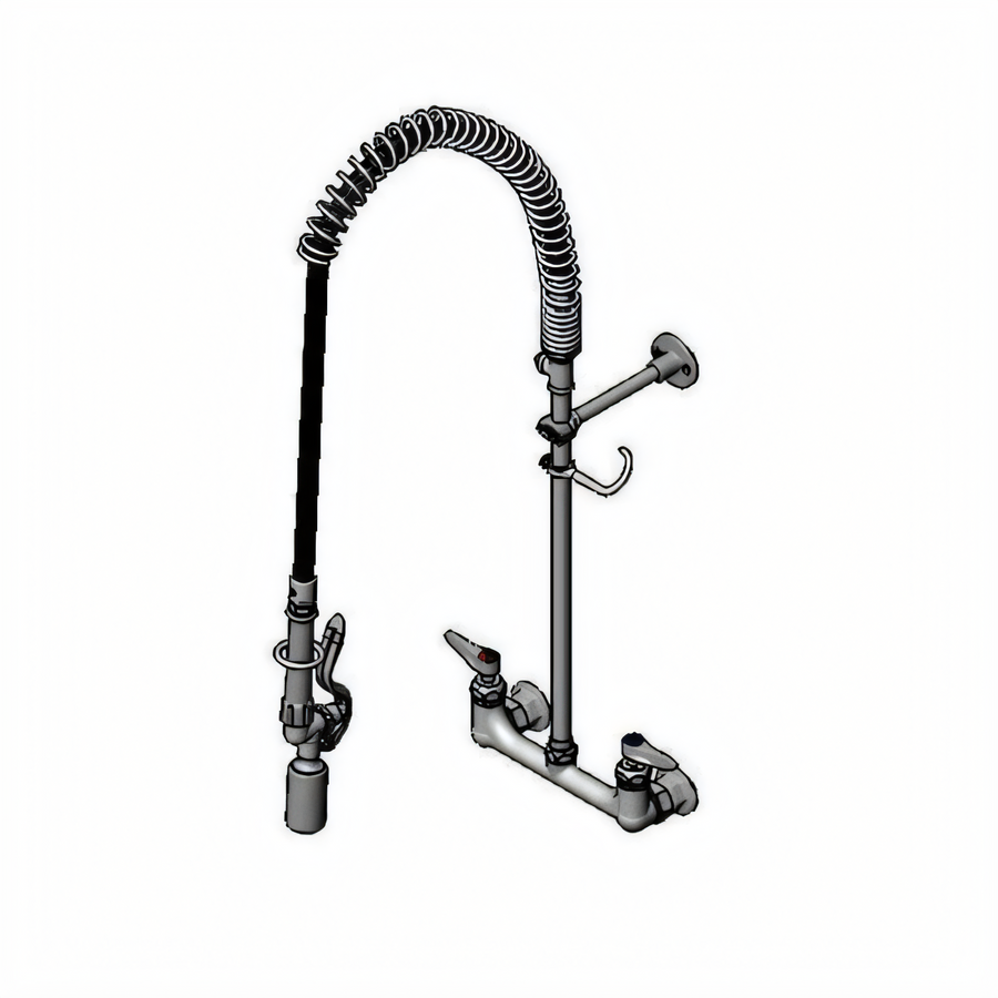 Product image #1 for T&S Brass B-0133-CR-BC-T EasyInstall Commercial Faucets & Plumbing