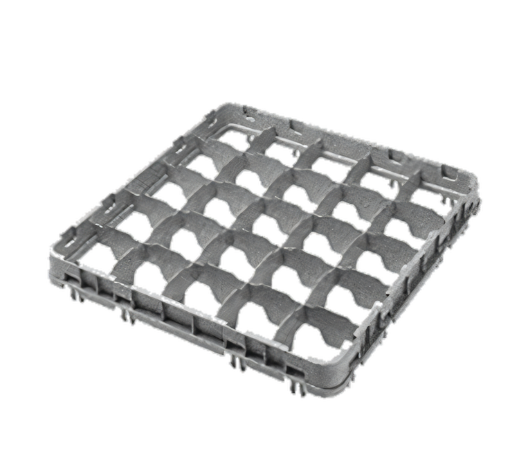 Product image #2 for Cambro Camrack Full Drop Stemware Extender, Full-Size, 16 Compartments, Low Profile