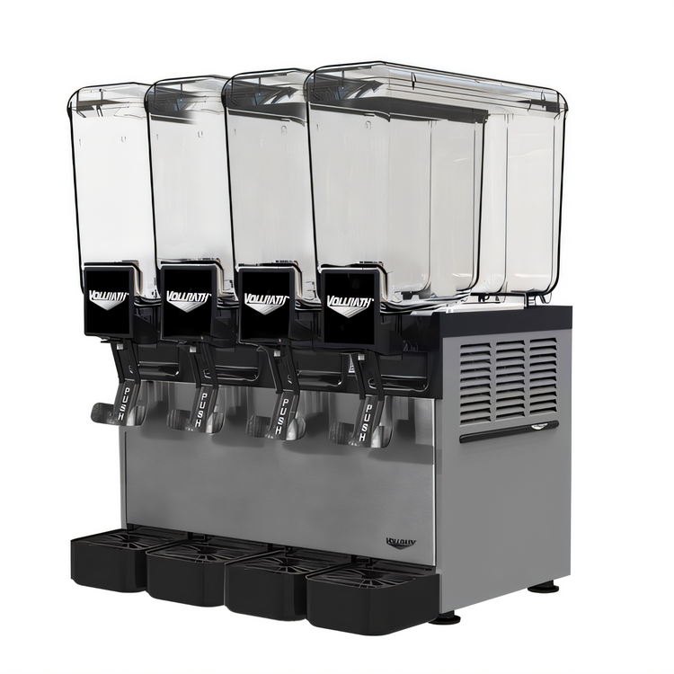 Product image #1 for Vollrath Pre-Mix Refrigerated Beverage Dispenser, 4 Bowls, 2.11 Gallons Each
