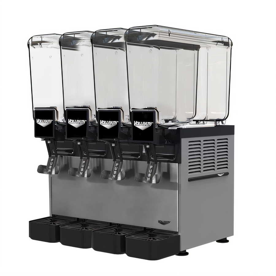 Product image #1 for Vollrath Pre-Mix Refrigerated Beverage Dispenser, 4 Bowls, 2.11 Gallons Each