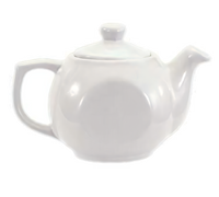 Crestware AL74 Alpine White Teapot, Tea Infuser, & Tea Press
