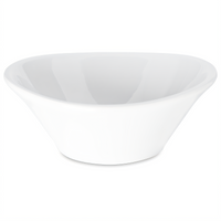 Stadia 12 oz White Oblong Melamine Bowl