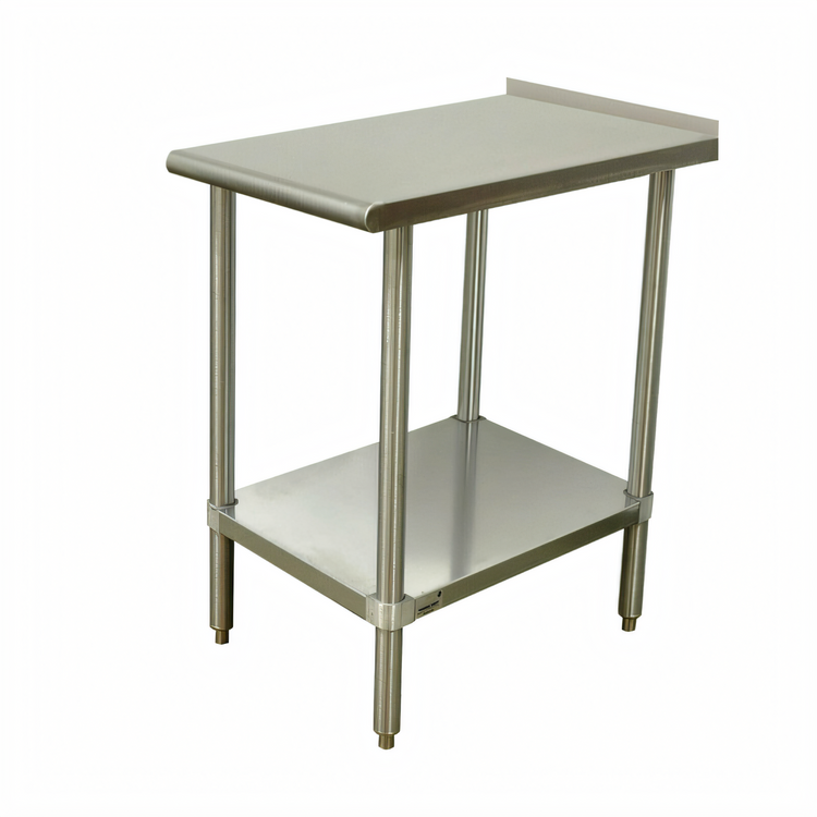 Product image #1 for Advance Tabco 18" x 30" 16-Gauge 304 Stainless Steel Equipment Filler Table with Adjustable Undershelf