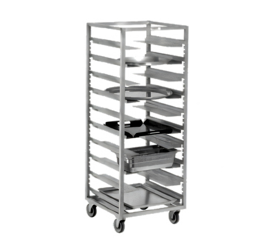 Product image #1 for Channel Adjustable Universal Aluminum Rack with 13-Pan Capacity