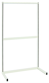 Quantum Single-Sided Partition Wall Starter Unit, 36 x 26 x 70 Inches, White Finish