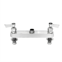 Fisher Brass Deck-Mount Control Valve with 8-Inch Centers and Lever Handles