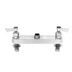 Thumbnail image #1 for Fisher Brass Deck-Mount Control Valve with 8-Inch Centers and Lever Handles