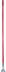 Thumbnail image #1 for Sparta Fiberglass Dust Mop Handle with Clip-On Connector, 60 Inch, Red