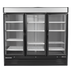 Thumbnail image #1 for Maxx Cold X-Series 72 Cu. Ft. Three-Section Glass Door Merchandiser Freezer — Triple-Pane Heated Glass Doors, Bottom-Mount Compressor
