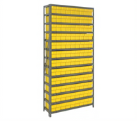 Heavy-Duty Stationary Wire Shelving Unit, 18