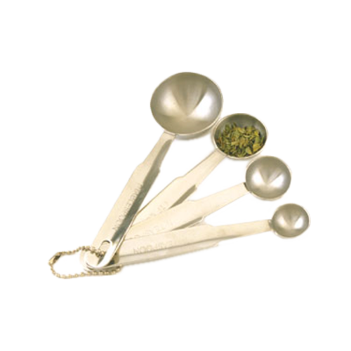 Product image #1 for Heavy Duty 18/8 Stainless Steel 4-Piece Measuring Spoon Set, Mirror Finish