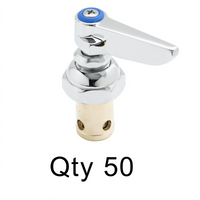 T&S Brass Eterna Left-Hand Cold Faucet Spindle Assembly, Case of 50
