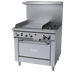 Thumbnail image #1 for Garland GFE Starfire Pro 36-Inch Gas Restaurant Range with 2 Open Burners, 24-Inch Thermostatic Griddle, and Convection Oven