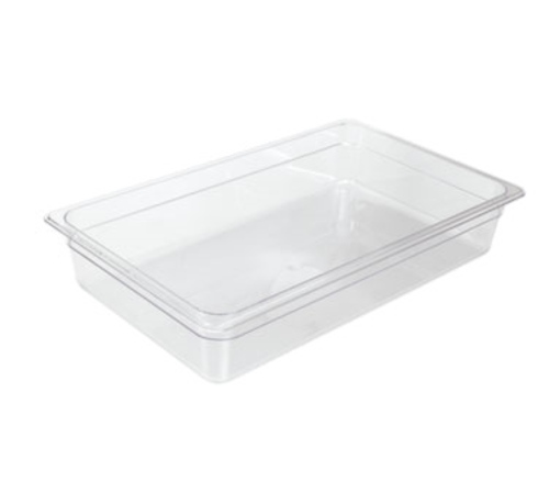 Product image #1 for Crestware 1/4 Size Clear Polycarbonate Food Pan, 6 Inch Deep