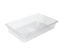 Crestware 1/4 Size Clear Polycarbonate Food Pan, 6 Inch Deep