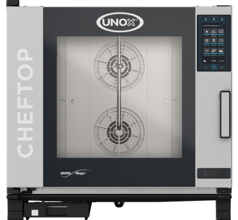 Product image #1 for UNOX ChefTop MIND.Maps Plus Gas Countertop Combi Oven / Steam Oven, 6 Full-Size Sheet Pan / 12 Hotel Pan Capacity