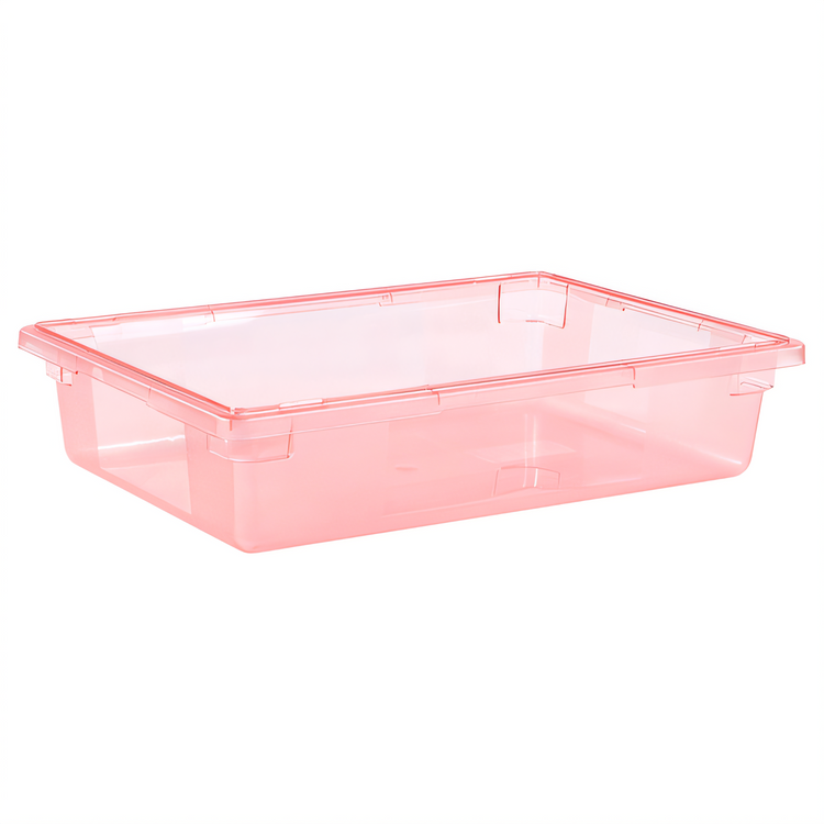 Product image #1 for StorPlus™ Red Color-Coded Polycarbonate Food Storage Box, 8.5 Gallon, 26 x 18 x 6 Inch