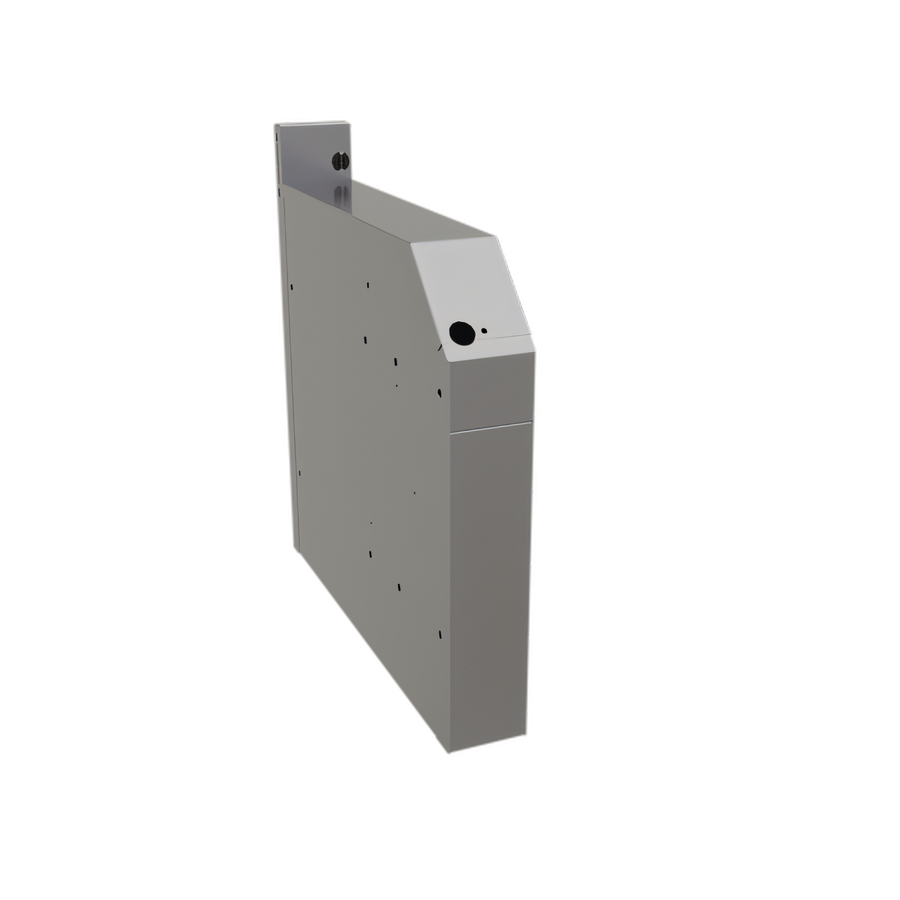 Product image #1 for Glastender Extra Deep Stainless Steel Soda Manifold Housing, 4"W x 24"D x 25"H, No Legs