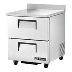 Thumbnail image #1 for True Mfg. - General Foodservice TWT-27D-2-HC 27-Inch 2-Drawer Worktop Refrigerator, Stainless Steel, Rear-Mounted Self-Contained