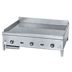Thumbnail image #1 for Jade Range (Middleby) Supreme JGM-2484-F 84-Inch Floor Model Natural Gas Griddle, 1-Inch Smooth Steel Plate, Manual Controls