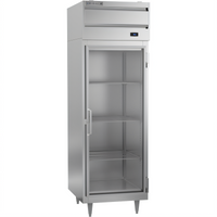 Beverage Air P-Series PR1HC-1BG One-Section Glass Door Top-Mount Reach-In Refrigerator, 21.01 Cu. Ft.