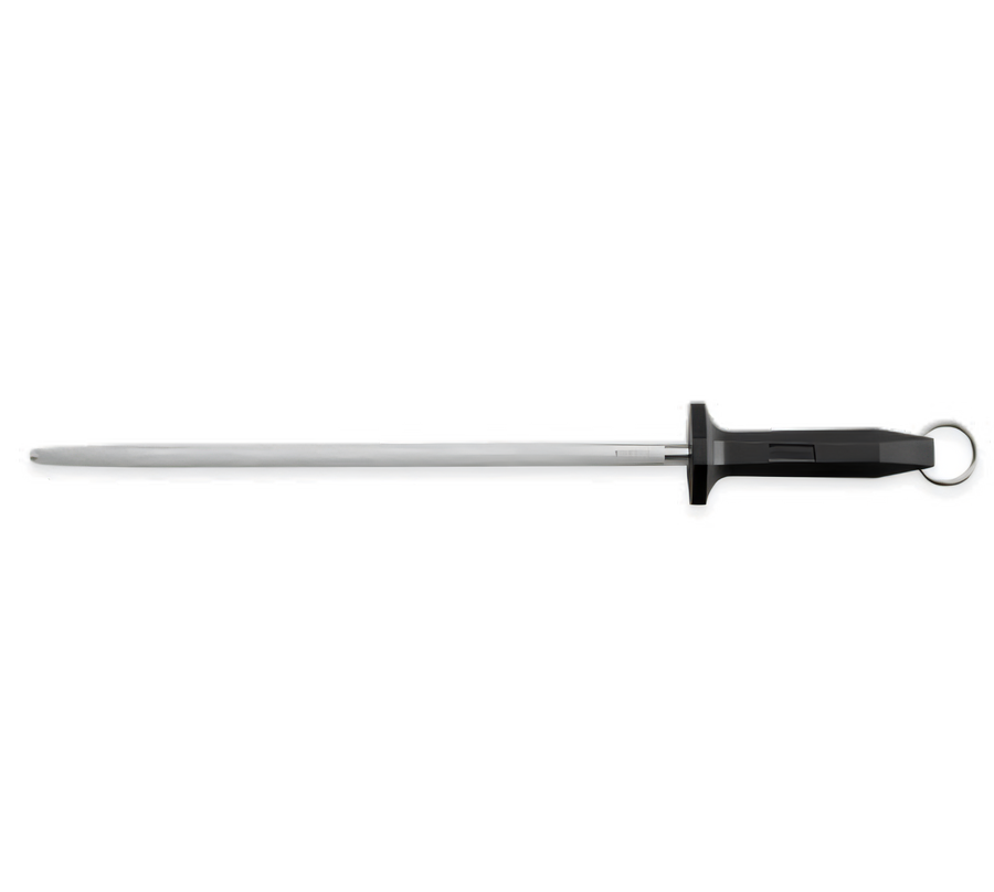 Product image #1 for Mundial 14-Inch Premium Round Sharpening Steel with Black Poly Handle