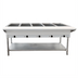 Thumbnail image #1 for Omcan Electric Open Well Steam Table with Cutting Board and Undershelf, 72-Inch, 5-Pan Capacity