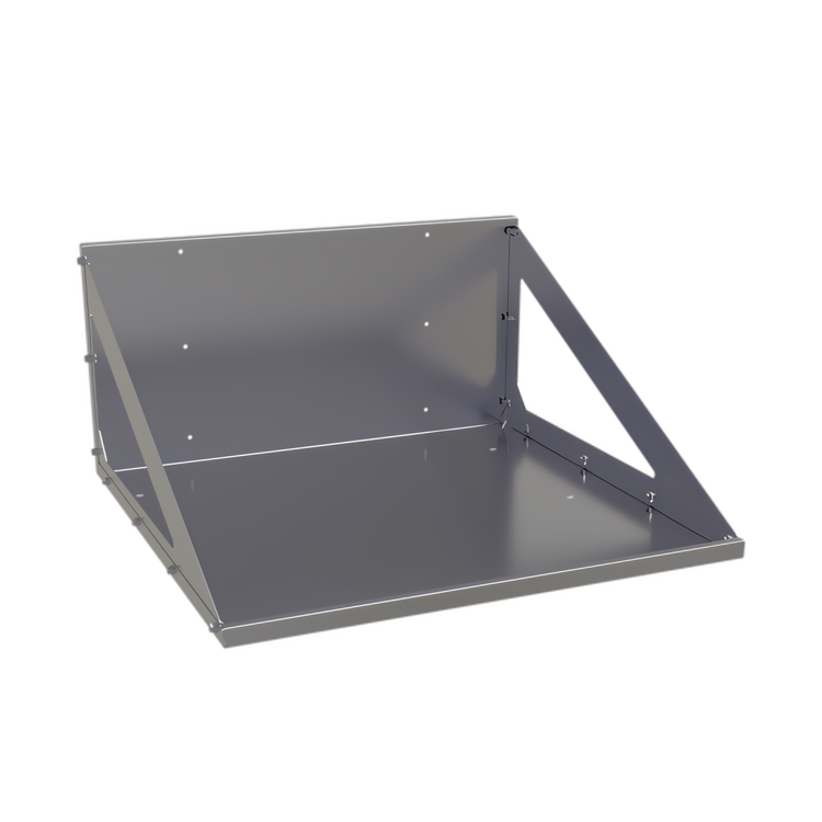 Product image #1 for Glastender Wall Rack for Beverage Line Chillers, 16-Gauge Galvanized Steel