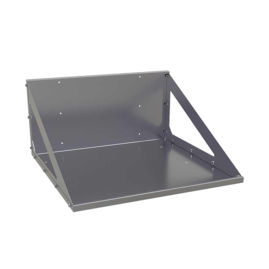 Product image #1 for Glastender Wall Rack for Beverage Line Chillers, 16-Gauge Galvanized Steel