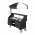 Thumbnail image #1 for Cambro Camcruiser Vending Cart with 4 Full-Size Countertop Wells and Umbrella