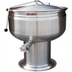 Thumbnail image #1 for Crown DP-30F 30 Gallon Direct Steam Full Jacketed Pedestal Kettle