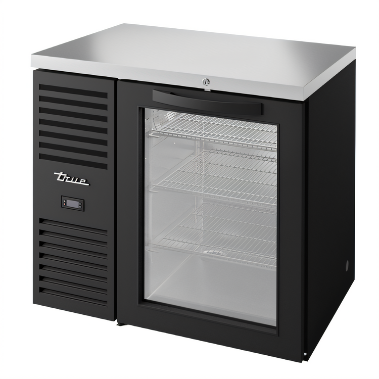 Product image #1 for True Premier Bar 36-Inch One-Section Refrigerated Back Bar Cooler with Locking Glass Door