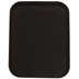 Thumbnail image #1 for 18 x 14 Inch Rectangular Black ABS Non-Slip Serving Tray
