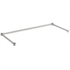 Thumbnail image #1 for Sapphire Manufacturing SM-CB3048G Adjustable Stabilizer Crossbar for Open-Base Table, 48"W x 30"D, Galvanized Steel