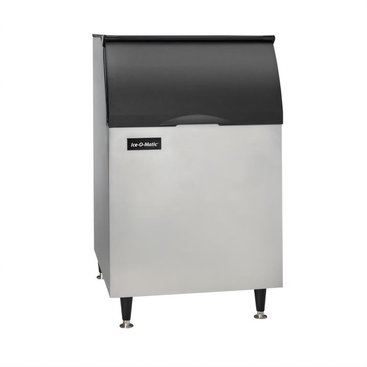 Product image #1 for Ice-O-Matic 510 lb Top-Hinged Ice Bin with Slope Front Door and Aluminum Exterior
