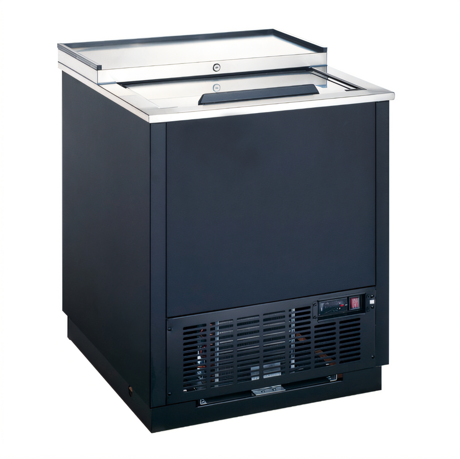 Product image #1 for Omcan 26.4-Inch Wide Glass Froster / Plate Chiller, 5.29 Cu. Ft., Bottom Mount Self-Contained Refrigeration