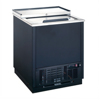 Omcan 26.4-Inch Wide Glass Froster / Plate Chiller, 5.29 Cu. Ft., Bottom Mount Self-Contained Refrigeration
