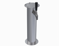 Single-Faucet Countertop Glycol-Cooled Beer Tower