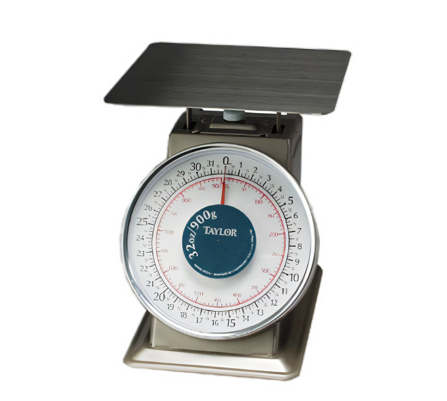Product image #1 for Taylor Precision Heavy Duty Mechanical Portion Control Food Scale, Fixed Dial, Sloped Face, 32 oz. / 900 g