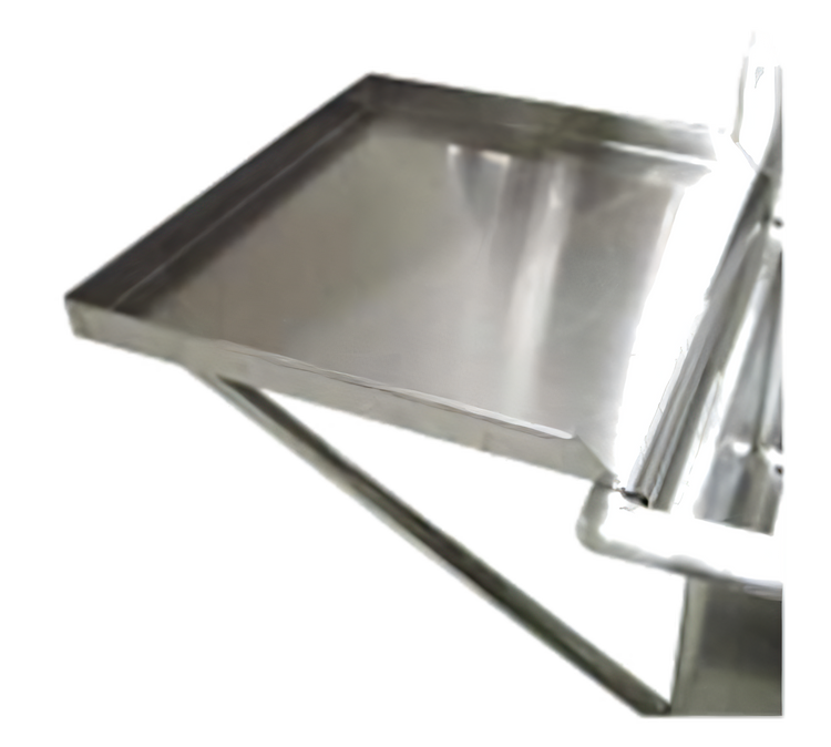 Product image #1 for Omcan Knockdown Stainless Steel Drain Board for 24 x 24 Inch Sink