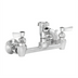 Thumbnail image #1 for Wall-Mount Service Sink Mixing Faucet with 8-Inch Adjustable Centers, 3-Inch Spout, Garden Hose Outlet, and Vacuum Breaker