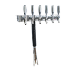 Thumbnail image #1 for Micro Matic USA UCM-6-SSKR Underbar 6-Faucet Glycol-Cooled Draft Beer Dispenser, Brushed Stainless Steel