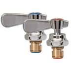 Thumbnail image #1 for BK Resources OptiFlow XRK-BKF-HB-G Hot/Cold Faucet Valve Kit with Handles and Bonnets, Lead Free