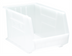 Thumbnail image #1 for Quantum QUS260CL Clear Stack and Hang Shelf Bin, 11 x 18 x 10 Inches