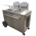 Thumbnail image #1 for Comstock-Castle Outdoor Mobile Double Tank LP Gas Fryer, 35-40 lb. Per Tank