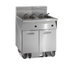 Thumbnail image #1 for Imperial Electric Floor Model Fryer with Built-In Space Saver Filter System, 3 x 50 lb. Tanks