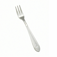 Winco Peacock 5-3/4-Inch Oyster Fork, 18/8 Stainless Steel, Extra Heavyweight, Mirror Finish