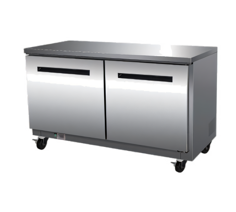 Product image #1 for Maxx Cold X-Series 60-Inch 2-Section Undercounter Freezer, 15.5 Cu. Ft.