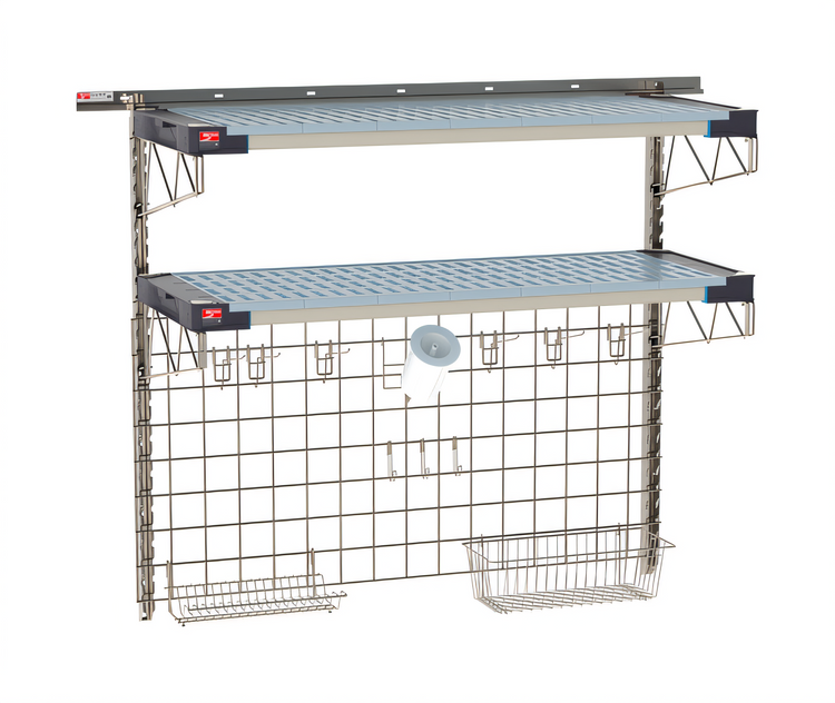 Product image #1 for Metro SmartWall Life Two-Shelf Wall-Mounted Sink Starter Kit