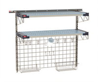 Metro SmartWall Life Two-Shelf Wall-Mounted Sink Starter Kit